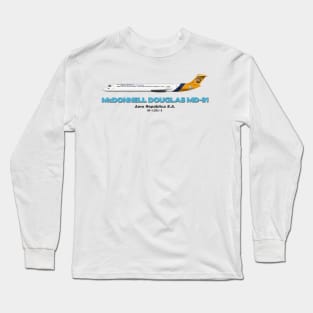 McDonnell Douglas MD-81 - Aero República S.A. Long Sleeve T-Shirt